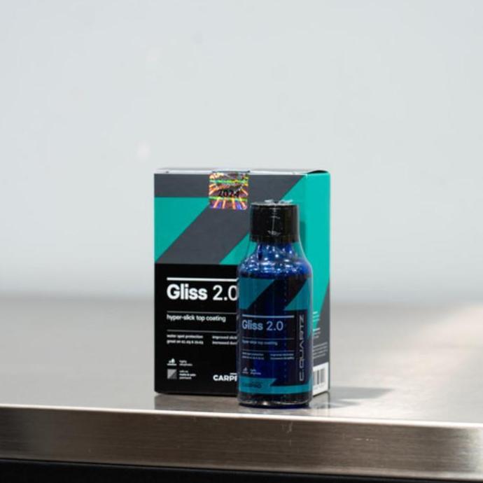 Grosir Carpro Cquartz Gliss 2.0 - Hyper Slick Top Coat For Cquartz Coating 50 Ml
