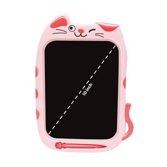 KIDDY STAR 10 INCI LCD DRAWING BOARD NAUGHTY CAT - PINK PEM