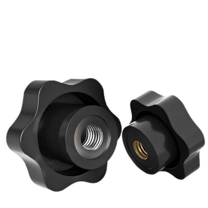 DISSORDE 10pcs Baut Kepala Bintang Diameter M6 M8 Baut Knob Mur Bintang Knob Star