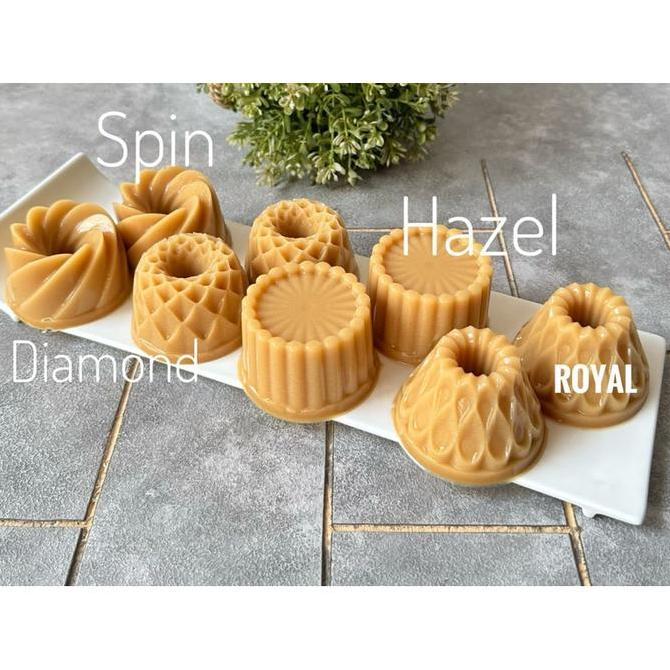 Kuteka- Cetakan Puding Mini Series / Cetakan Puding Kecil / Loyang Puding Premium