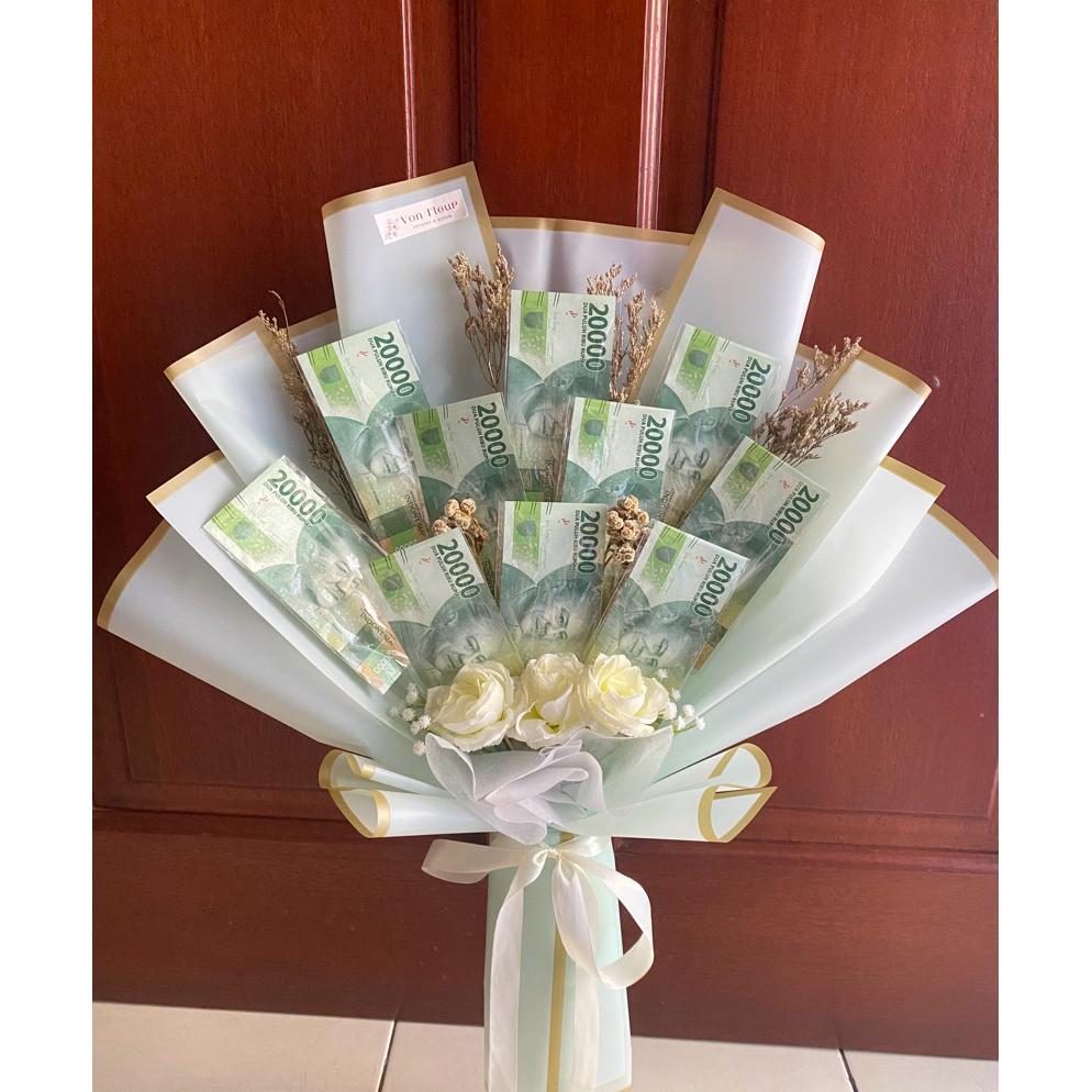 [READY INSTANT] Buket Kosongan Termurah Money Bouquet (Jasanya Saja)