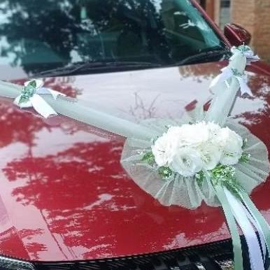 WEDDING / BUNGA MOBIL PENGANTIN HIASAN MEWAH - Hiasan Mewah Mobil Pengantin - Bunga Mobil Pernikahan