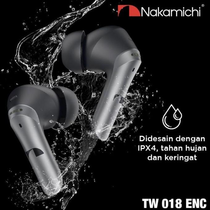 Nakamichi TW018ENC True Wireless Earbuds Bluetooth Earphone TWS HD
