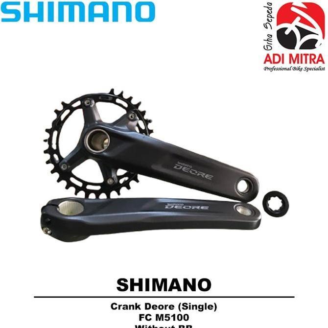 Promo Crank Shimano Deore Fc-M5100 Single Tanpa Bb