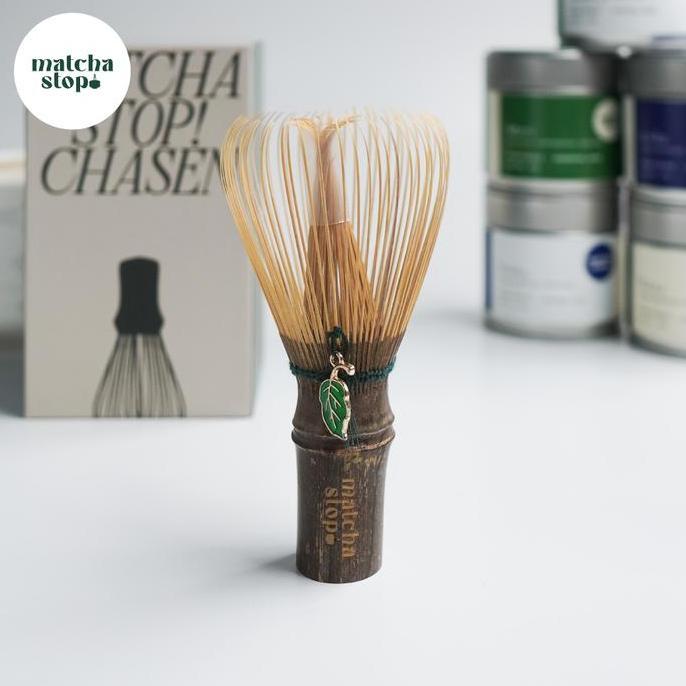 Matcha Bamboo Whisk Artisan | Kurotake Shin Chasen - MatchaStop