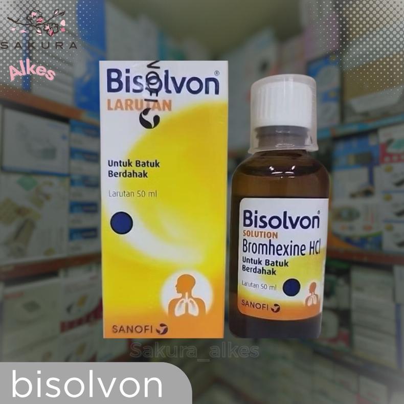 BISOLVON SOLUTION 50 ML - Bisolvon Larutan Nebulizer Pengencer Dahak