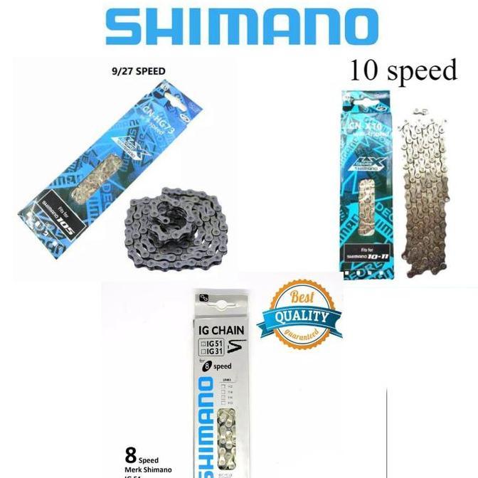 Kualitas Terjamin Rantai Shimano Sepeda 7 - 8 - 9 - 10 Speed Chain 116 Link Mtb Lipat Minion Bmx Fix