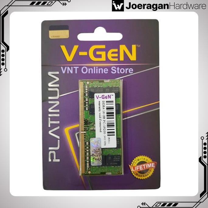 Component- Sodimm Ddr4 16Gb Pc 19200 / 2400Mhz Ram 16 Gb 2400 Mhz Platinum V-Gen