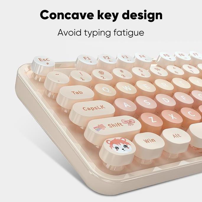 Xfour- Mofii Wired Keyboard Untuk Windows Mac Sweet Bear