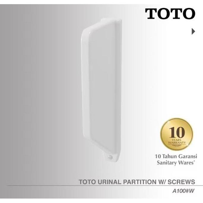 Grosir Toto Urinal Partition With Screws A100 | Sekat Urinoar
