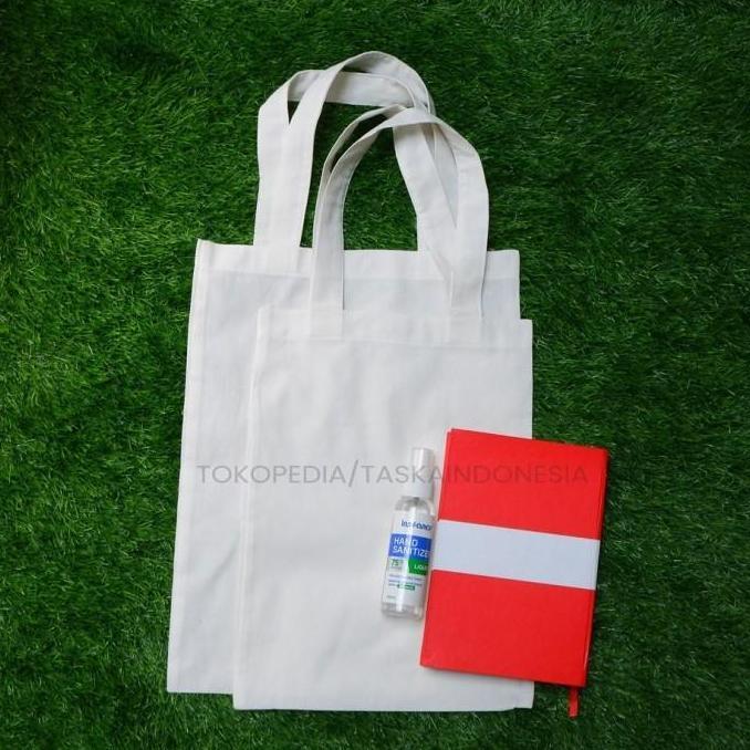 Tote Bag Kain Blacu Size 30x40 Polos