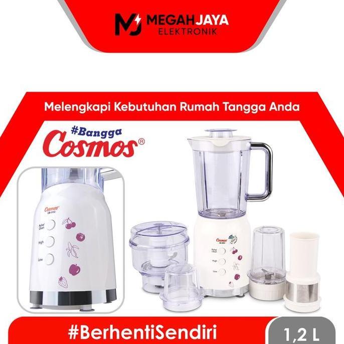 COSMOS BLENDER 4 IN 1 + CHOPPER CB802 / CB-802 / CB 802 (PLASTIK / 1,2