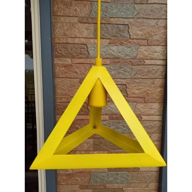Lampu Gantung Minimalis Lampu Cafe Segitiga