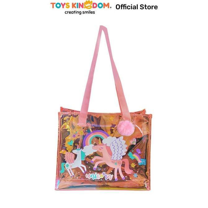 KIDDY STAR TOTE BAG ANAK UNICORN - PINK
