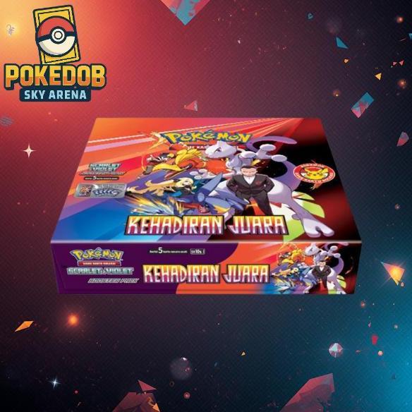Terlaris Pokemon Kehadiran Juara Booster Box Original - Kartu Pokemon Tcg Indonesia Sealed