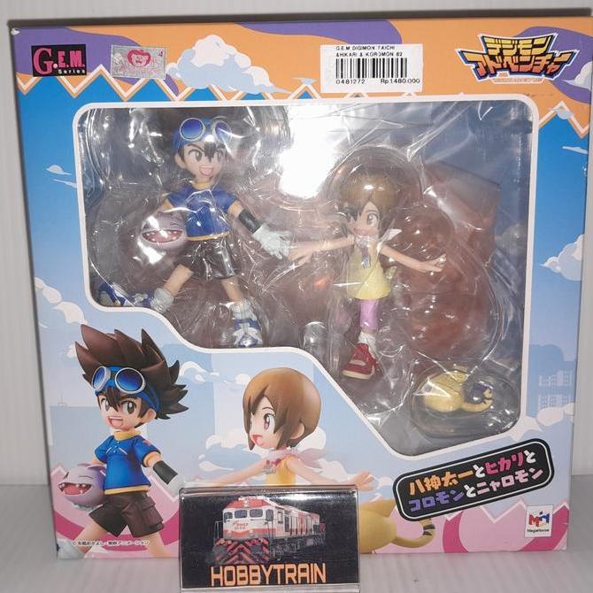 G.E.M GEM FIGURE DIGIMON TAICHI & HIKARI & KOROMON