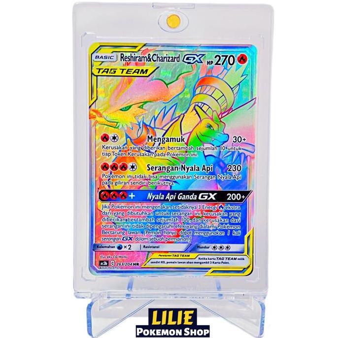 Terlaris Reshiram & Charizard Gx Hr - Pokemon Tcg Indonesia