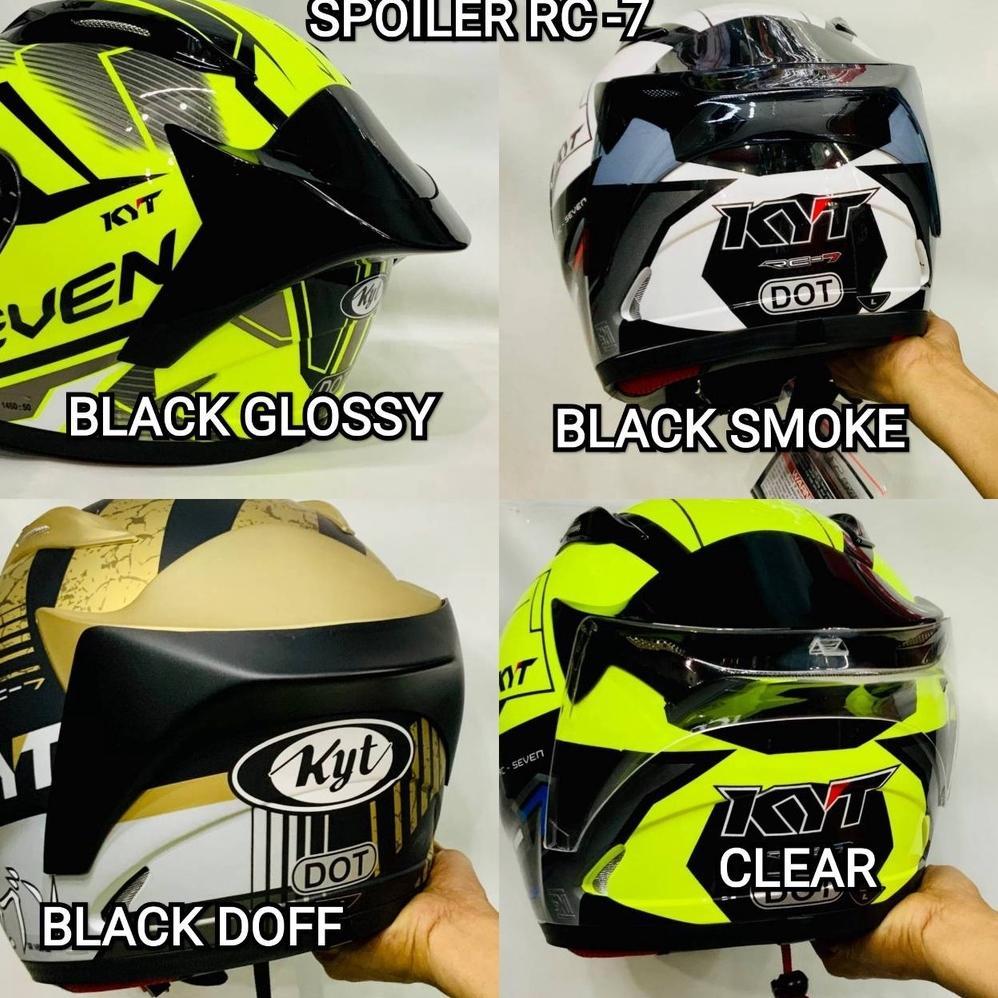 SPOILER 3D KYT RC 7 SEVEN Rc7 spoiler akrilik 3D RC 7