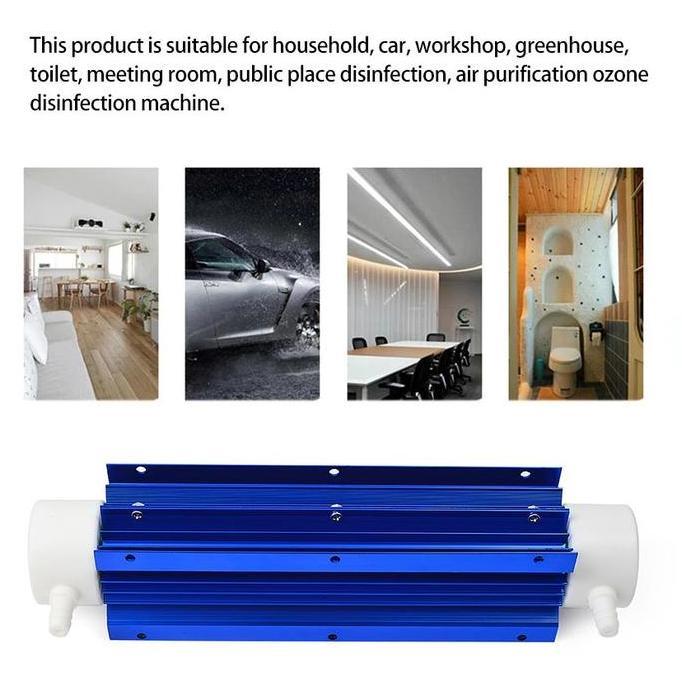 220V 10G Ozone Generator Tube Water Tabung Air Purifier Water Adjustable Purifier tabung ozon Water 