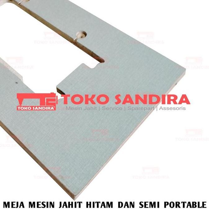MEJA MESIN JAHIT HITAM/MEJA MESIN JAHIT SEMI PORTABLE