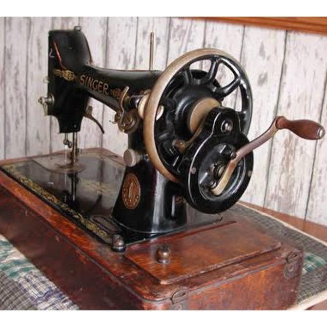 Ontelan tangan untuk mesin jahit klasik traditional - hand crank for vintage sewing machine