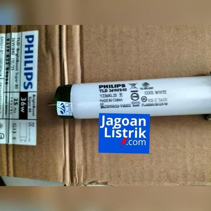 Lampu TLD 36W/840 Warm White Philips TL 36 Watt 36 W 4000K