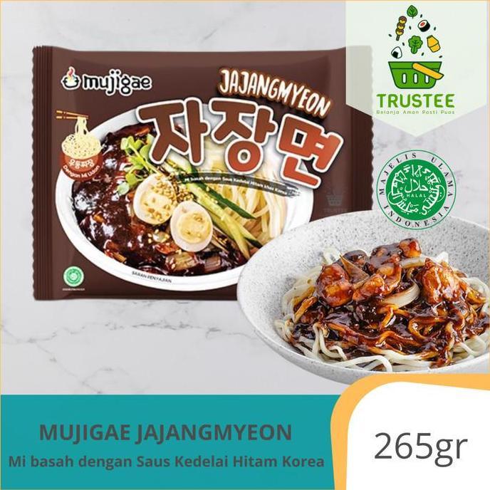 Mujigae Jajangmyeon / Mie Saus Kedelai Hitam Korea Instan Halal 265gr