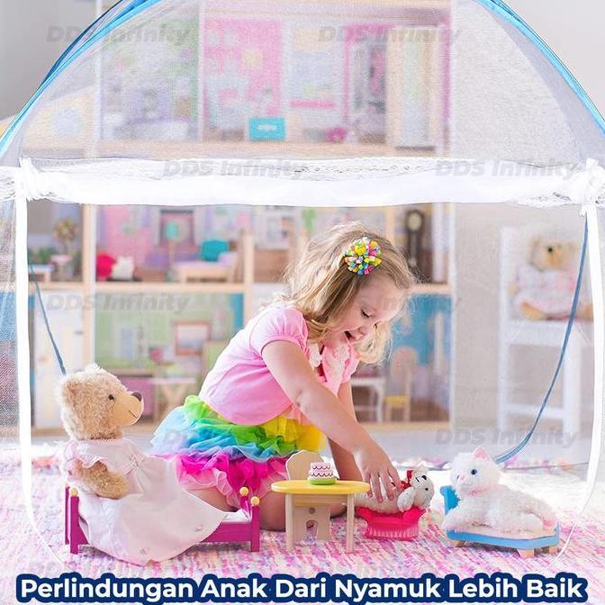 Kelambu Tidur Kelambu Lipat Anti Nyamuk Kelambu Lipat Kelambu Nyamuk