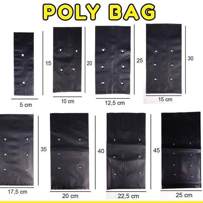 Plastik polybag 1kg polibag polibek tanaman semai