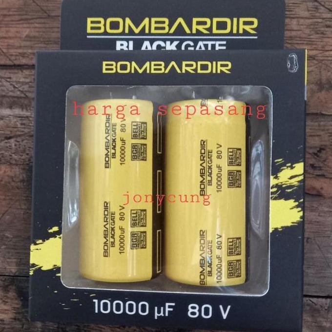 Elco elko 10000uf 80v bombardir original cocok untuk power amplifier