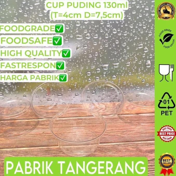 Cup puding puyo / cup puding ukuran 130 ml dan amp; amp; amp; 155 ml