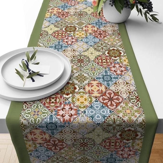 Table Runner Luxury Taplak Meja Tamu Panjang Mewah