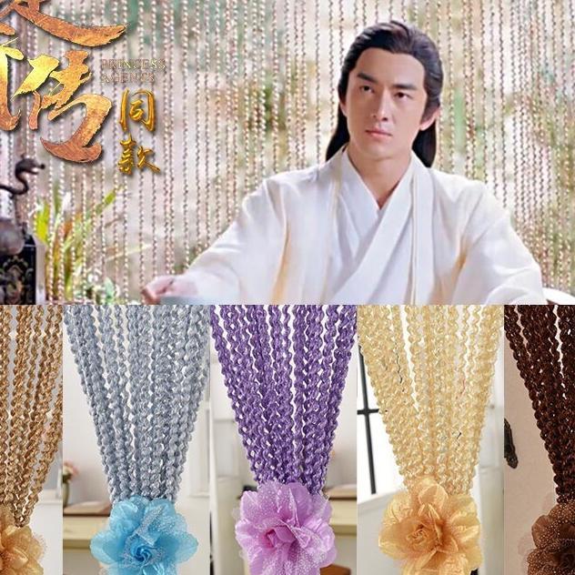 Tirai Benang Pintu / Tirai Ulir/ Tirai Tali Tambang/Tirai Tambang/Tirai Dekorasi/ Tirai