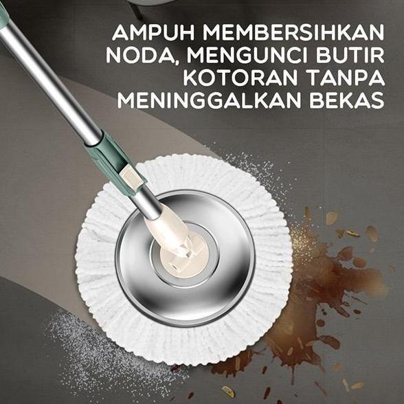 Alat Pel Lantai Fiber Samono Spin Mop