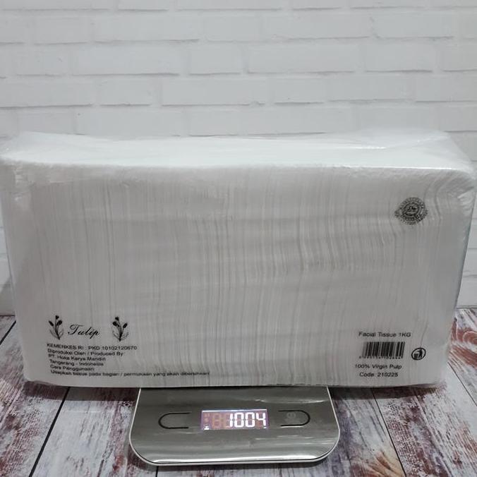Clxs- Tissue Tisu Tulip Facial Kiloan 1Kg 1000Gram Bukan Nice See U 900Gr