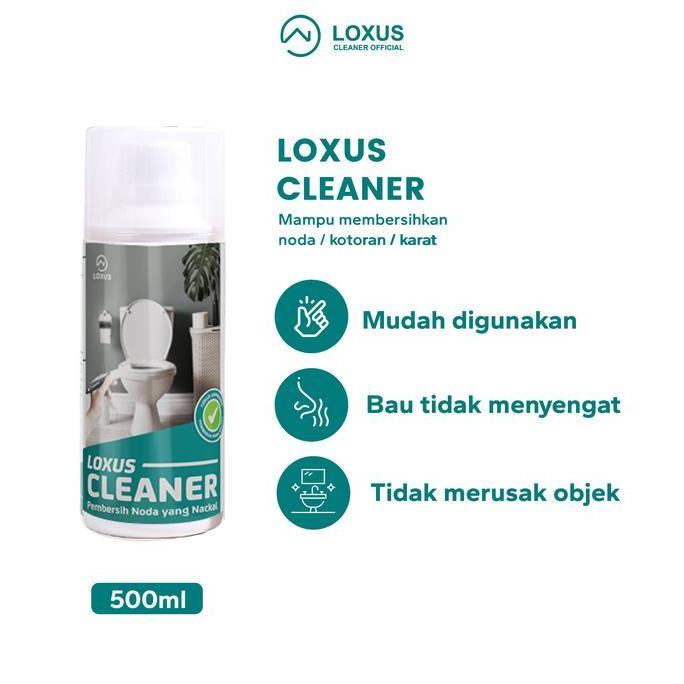 Clxs- Loxus Paket Loxus Cleaner Dengan Spons Gagang
