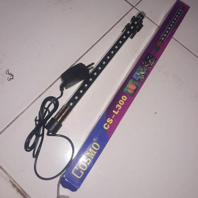 Yujitaro- Lampu Led Celup Aquarium 30Cm (Merah/Putih/Biru Dan Putih Biru)