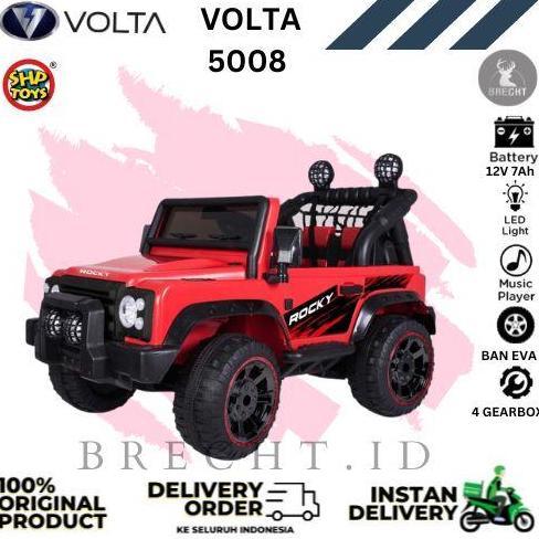 Mainan Mobil Aki Anak Jeep Rocky Voltra 5008