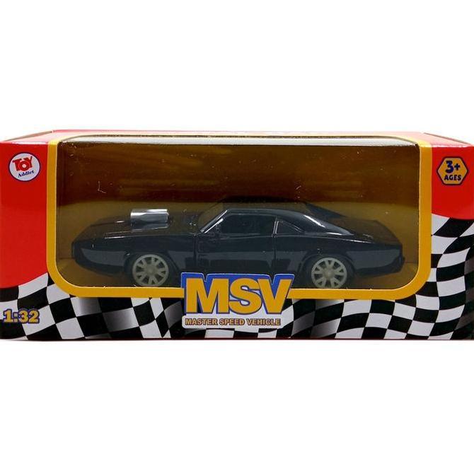 Toy Addict Plym0Uth Barracuda Classic Car Hitam Diecast Mobil Klasik