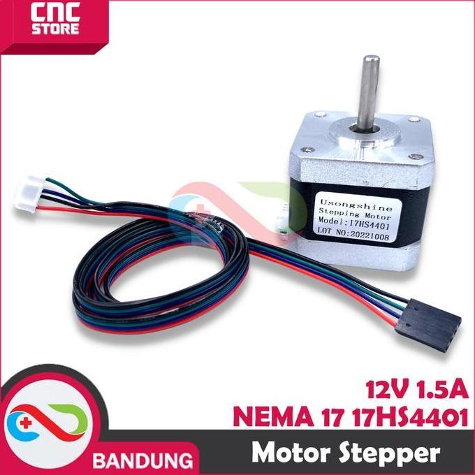 NEMA 17 17HS4401 STEPPER MOTOR 42-40MM 12V 1.5A PLUS KABEL