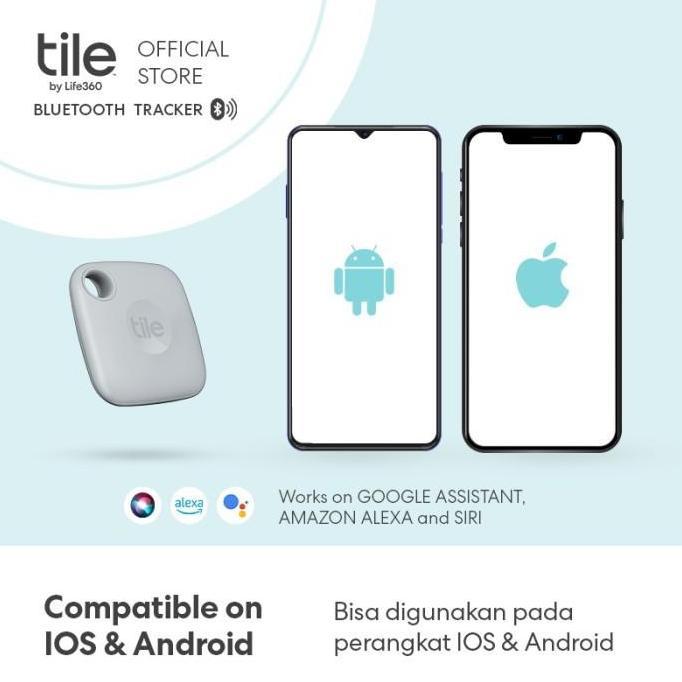 LIMITED - Tile Mate Grey - Bluetooth Tracker / Pelacak Pintar