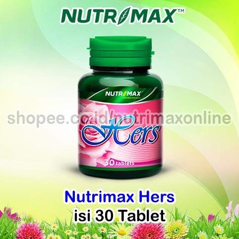 Nutrimax Hers Isi 30 Vitamin Herbal Pelancar Menstruasi Datang Bulan Tidak Teratur Lancar