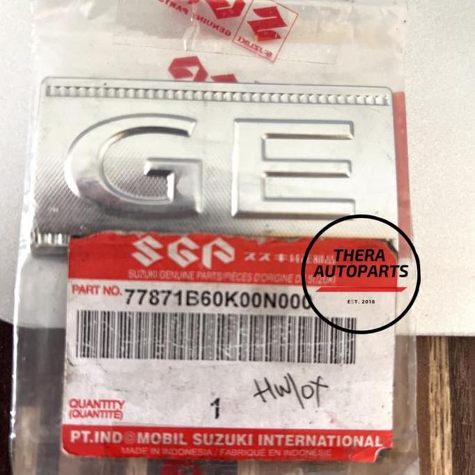 Emblem Logo "Ge" Suzuki Apv Original Sgp