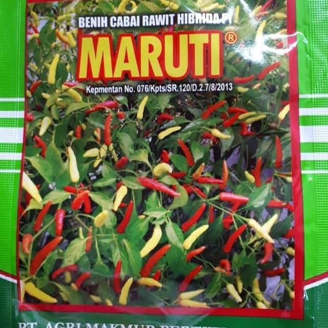 Benih cabe rawit MARUTI F1 10 gram cabe rawit putih maruti 10gr