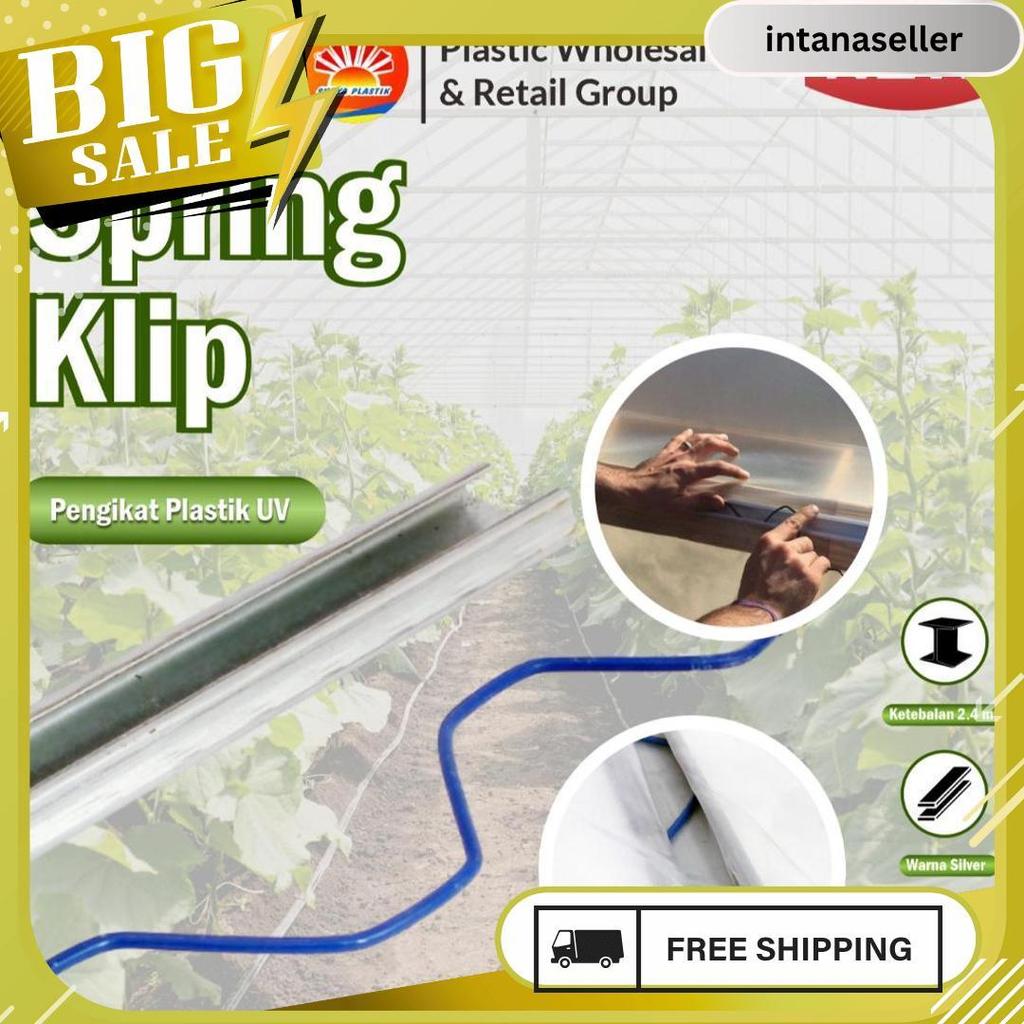 Penjepit Plastik Uv / Spring Klip Alat Pasang Plastik Uv Meledak