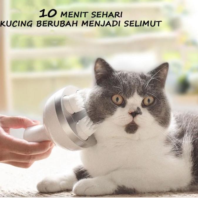 FV 3D Pet Charging Cat Massager /Pijat Kepala Penggoda Kucing/Pet Charging Pijat Kepala /Listrik Tah