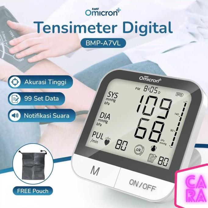 QUIR Tensimeter Digital Pengukur Tekanan Darah English Voice BMP-A7VL