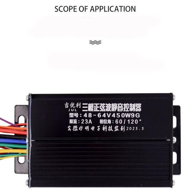 NAUMI Brushless Controler Sepeda Listrik 36-48V 350W 48-64V 500W 1000W Kontroler Sepeda Listrik