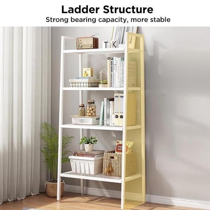 Elite Wood-Besi 5L Tingkat Rack Metal Tempat Penyimpanan Serbaguna Rak Susun Besi Putih&Hitam Storag