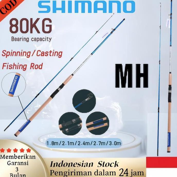 Mantap- Shimano Original Japan Casting Rod Spinning Rod Fishing Rod Mh Power Joran Pancing Ultra Lig